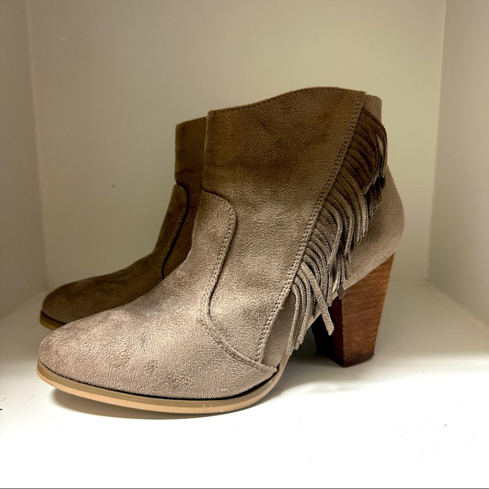 Fringe Ankle Boots